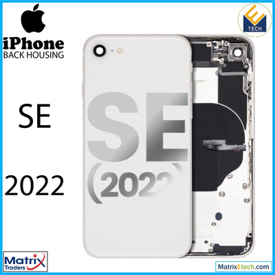 iPhone SE (2022) Back Housing W Small (Pull Grade A) - Matrix Traders