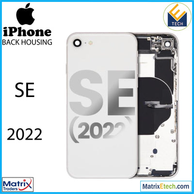 iPhone SE (2022) Back Housing W Small (Pull Grade B) - Matrix Traders