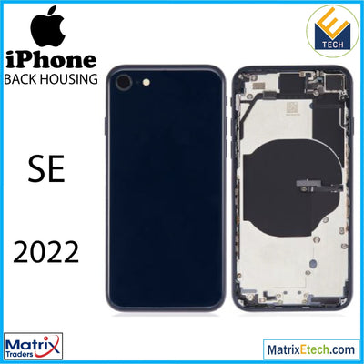 iPhone SE (2022) Back Housing W Small (Pull Grade B) - Matrix Traders