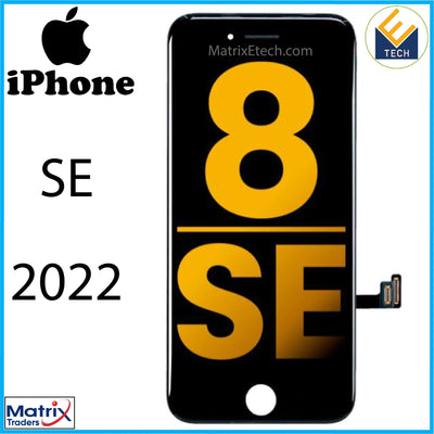 iPhone SE (2022) LCD Assembly With Steel Plate (Premium) - Matrix Traders