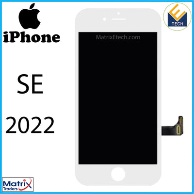 iPhone SE (2022) LCD Screen Replacement Assembly With Steel Plate - Matrix Traders