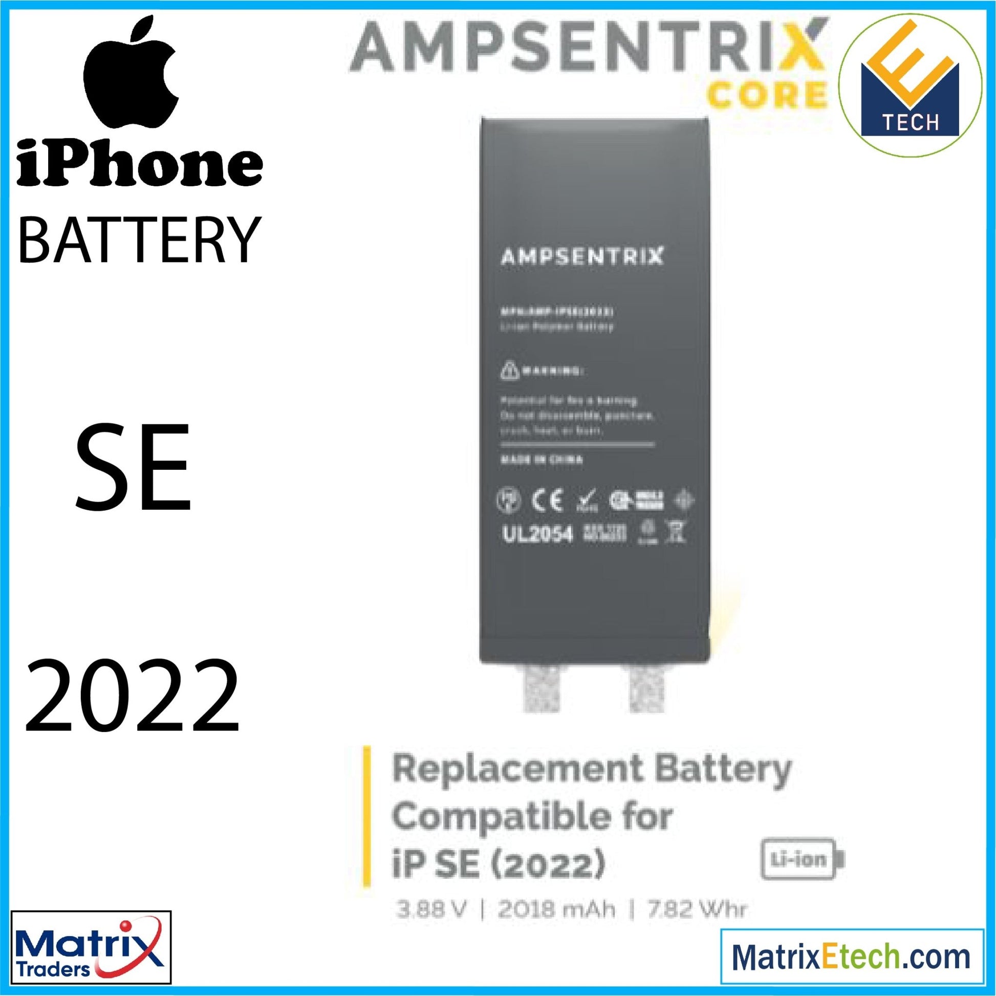 iPhone SE (2022) Replacement Battery Core - Matrix Traders