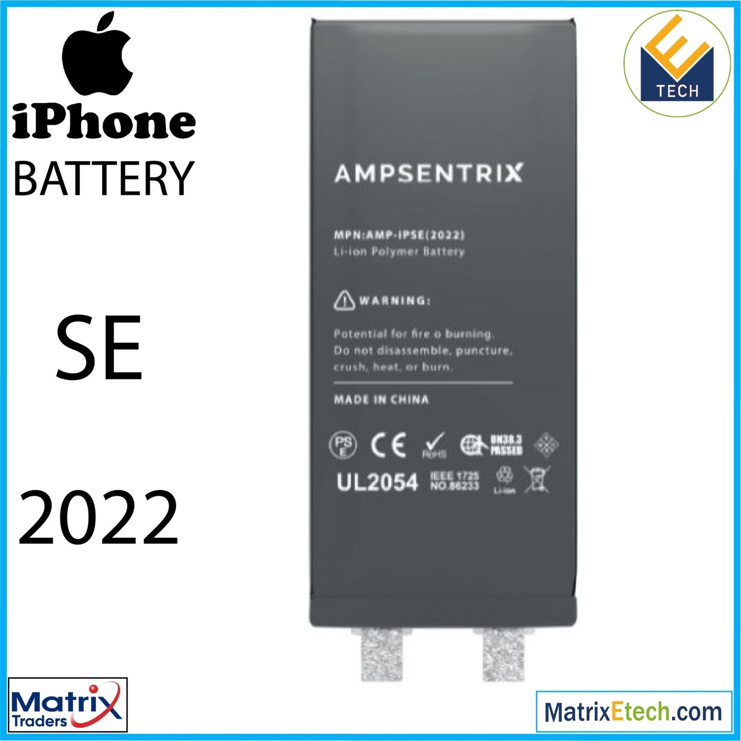 iPhone SE (2022) Replacement Battery Core - Matrix Traders