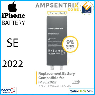 IPhone SE 2022 Replacement Battery (Core Extended) - Matrix Traders