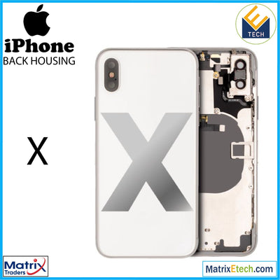 iPhone X Back Housing W Small (Pull Grade B) - Matrix Traders