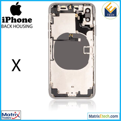 iPhone X Back Housing W Small (Pull Grade B) - Matrix Traders