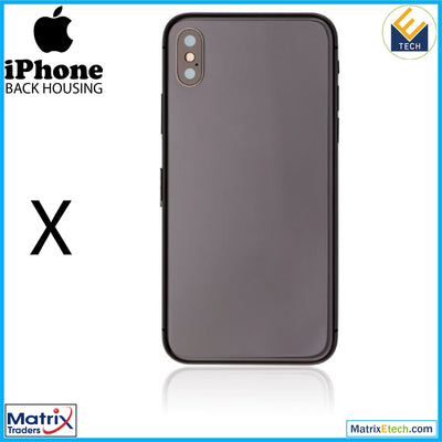 iPhone X Back Housing W Small (Pull Grade C) - Matrix Traders