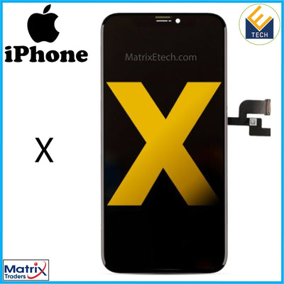 iPhone X OLED Screen Replacement Assembly (Premium) - Matrix Traders