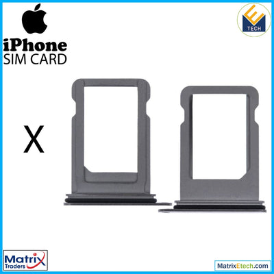 iPhone X Sim Card Tray (Normal) - Matrix Traders