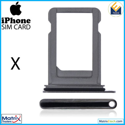 iPhone X Sim Card Tray (Normal) - Matrix Traders