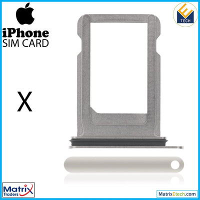 iPhone X Sim Card Tray (Normal) - Matrix Traders