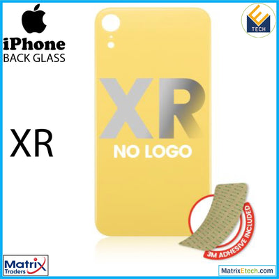 iPhone XR Back Glass With 3M Adhesive (Normal) - Matrix Traders