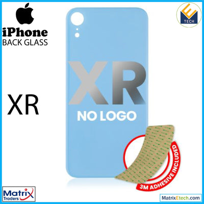 iPhone XR Back Glass With 3M Adhesive (Normal) - Matrix Traders