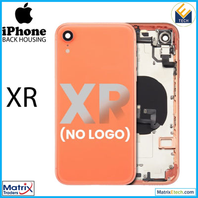 iPhone XR Back Housing W Small (Aftermarket Plus) - Matrix Traders