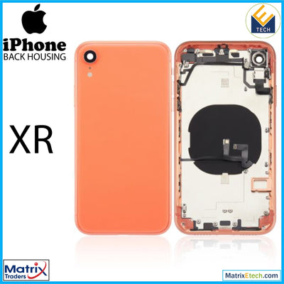 iPhone XR Back Housing W Small (Aftermarket Plus) - Matrix Traders