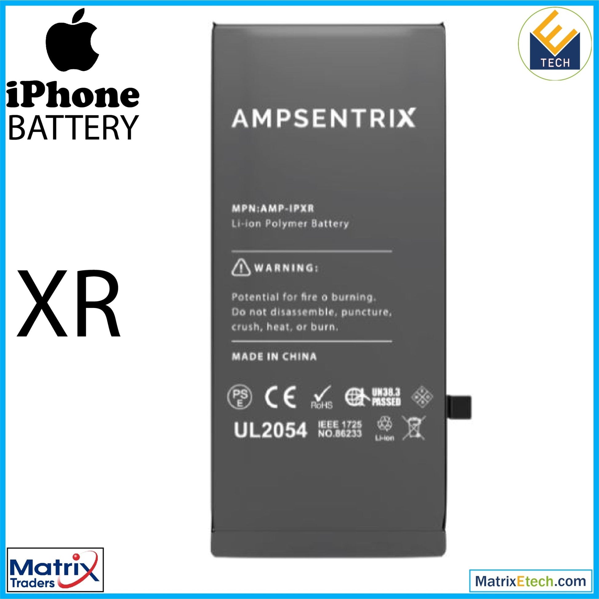 iPhone XR Replacement Battery - Matrix Traders