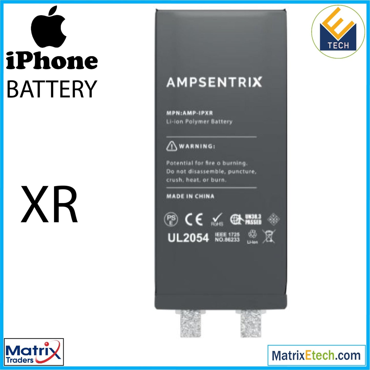 iPhone XR Replacement Battery Core - Matrix Traders