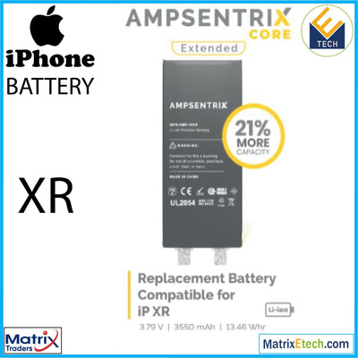 iPhone XR Replacement Battery (Core Extended) - Matrix Traders