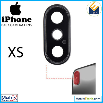 iPhone XS Back Camera Lens With Bracket & Bezel (10 Pack) - Matrix Traders