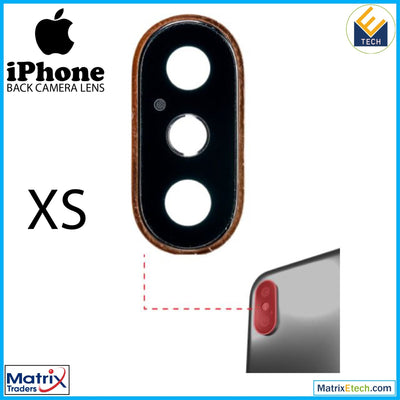 iPhone XS Back Camera Lens With Bracket & Bezel - Matrix Traders