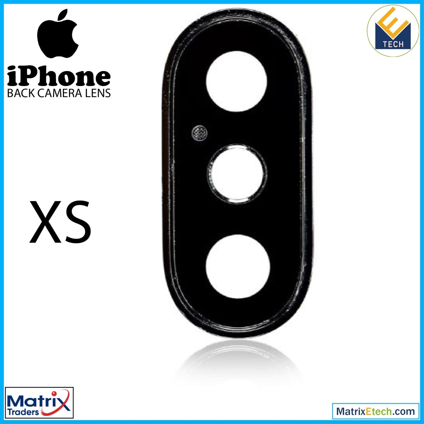 iPhone XS Back Camera Lens With Bracket & Bezel - Matrix Traders