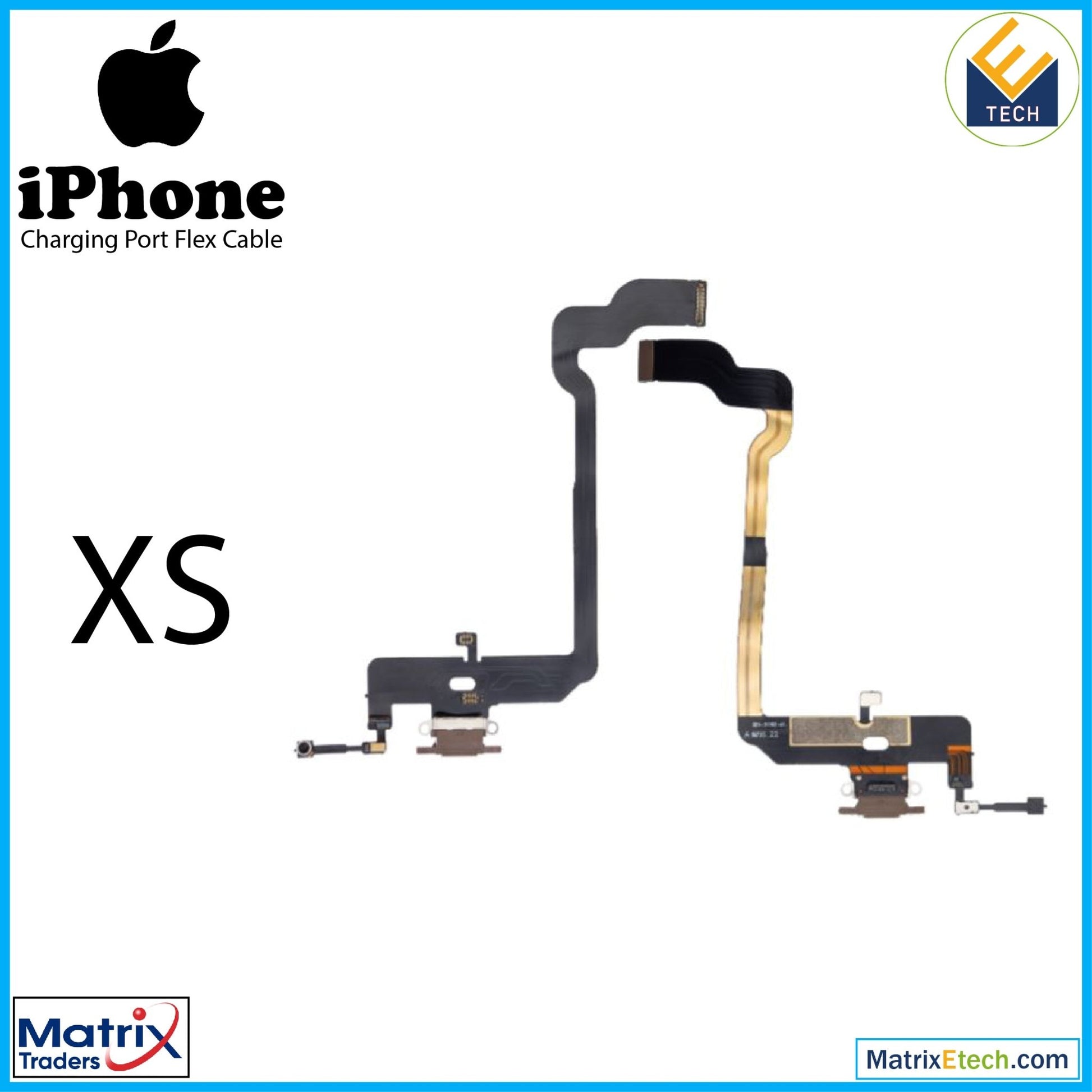 iPhone XS Charging Port Flex Cable (Aftermarket) - Matrix Traders