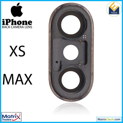 iPhone XS Max Back Camera Lens With Bracket & Bezel (10 Pack) - Matrix Traders