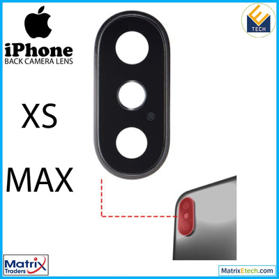 iPhone XS Max Back Camera Lens With Bracket & Bezel (Premium) - Matrix Traders