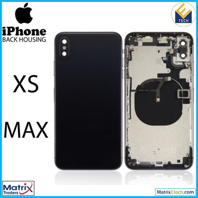 iPhone XS Max Back Housing W Small (Aftermarket Plus) - Matrix Traders