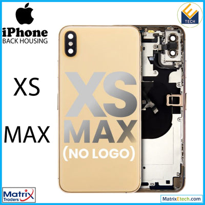 iPhone XS Max Back Housing W Small (Aftermarket Plus) - Matrix Traders