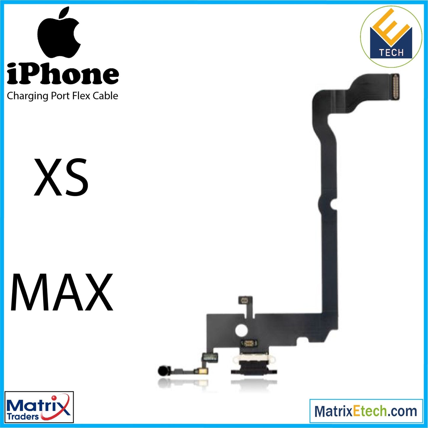 iPhone XS Max Charging Port Flex Cable (Premium) - Matrix Traders