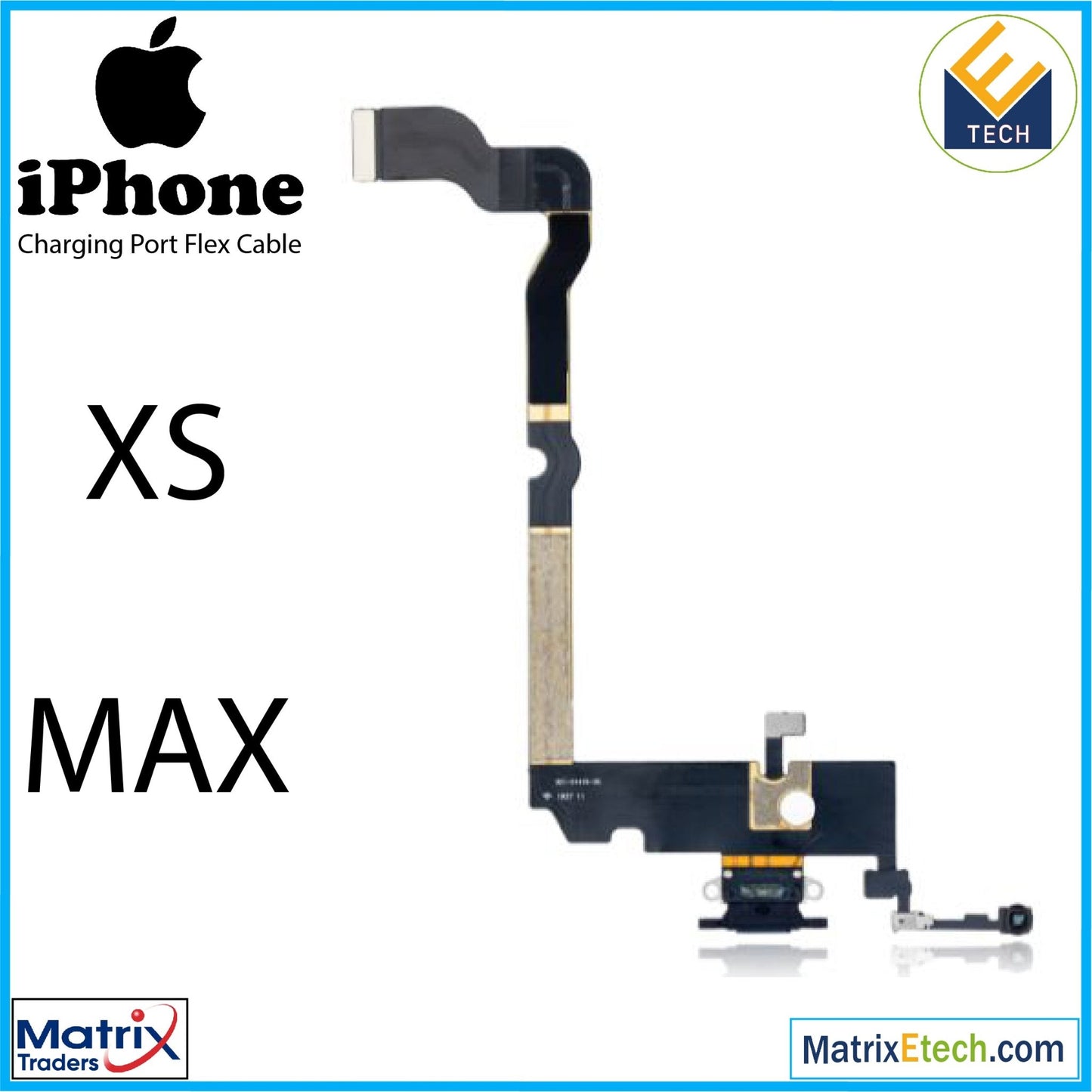 iPhone XS Max Charging Port Flex Cable (Premium) - Matrix Traders