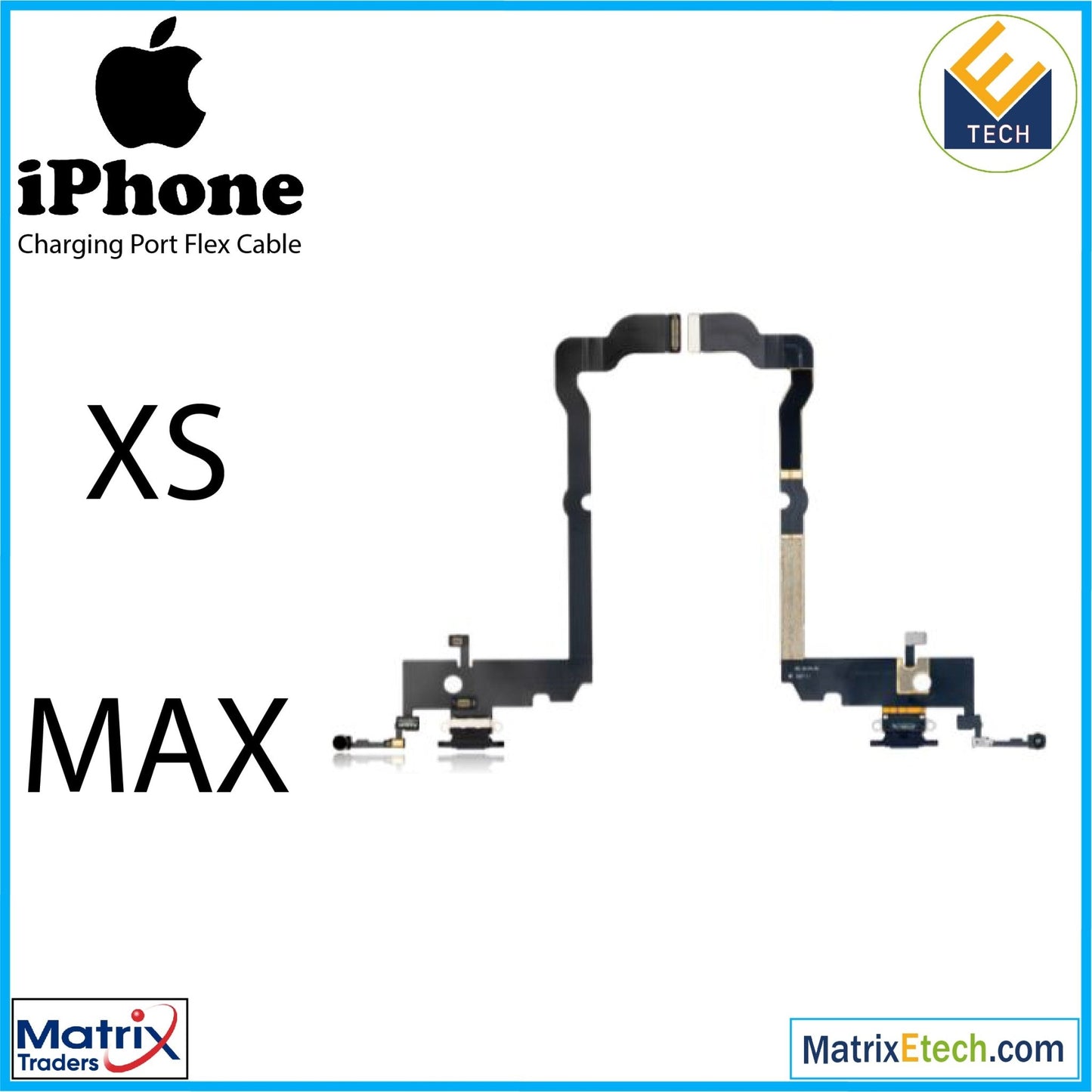 iPhone XS Max Charging Port Flex Cable (Premium) - Matrix Traders