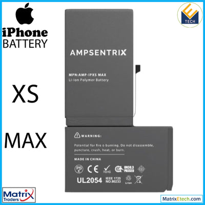 iPhone XS Max Replacement Battery (AmpSentrix Pro Extended) - Matrix Traders