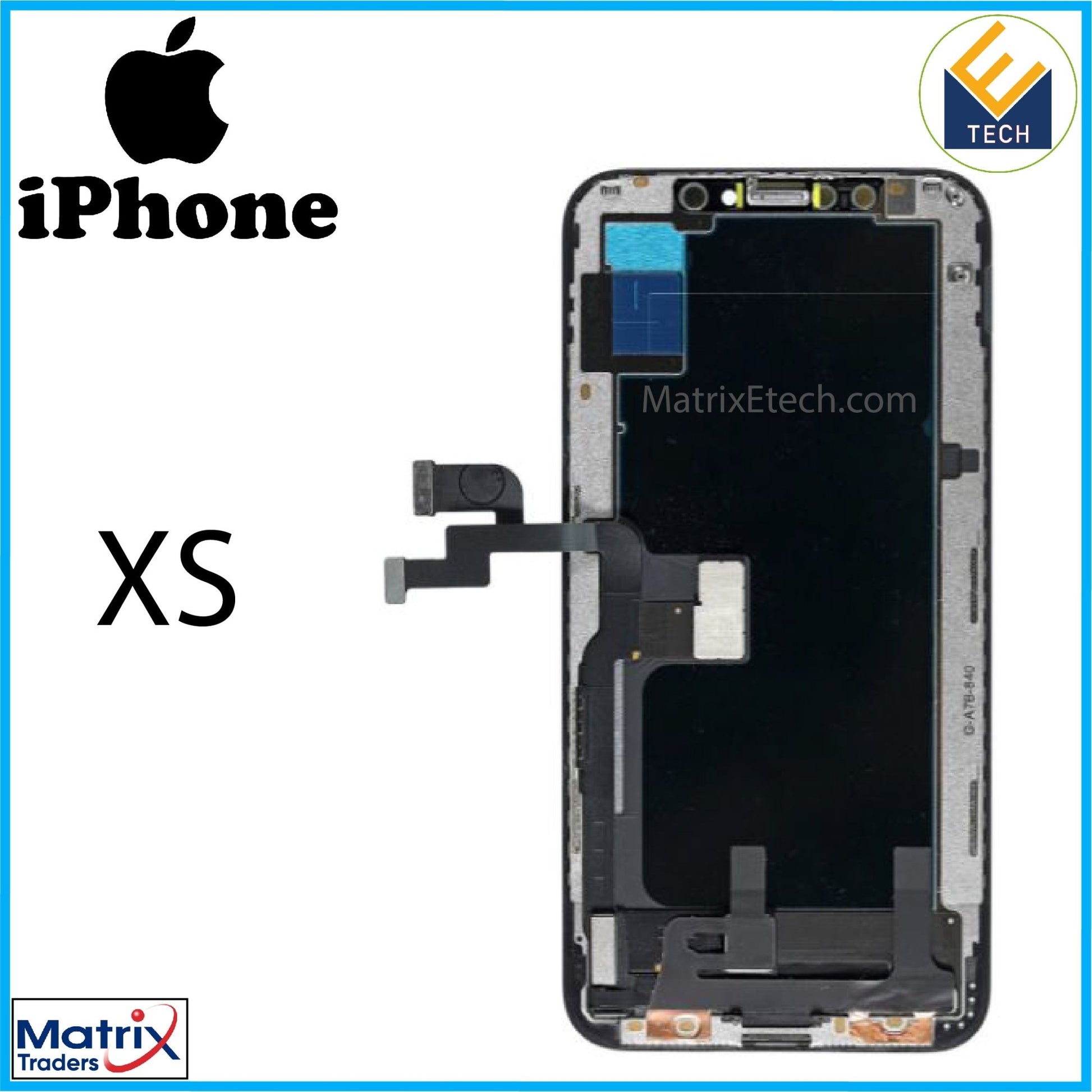 iPhone XS OLED Screen Replacement Assembly (Premium) - Matrix Traders