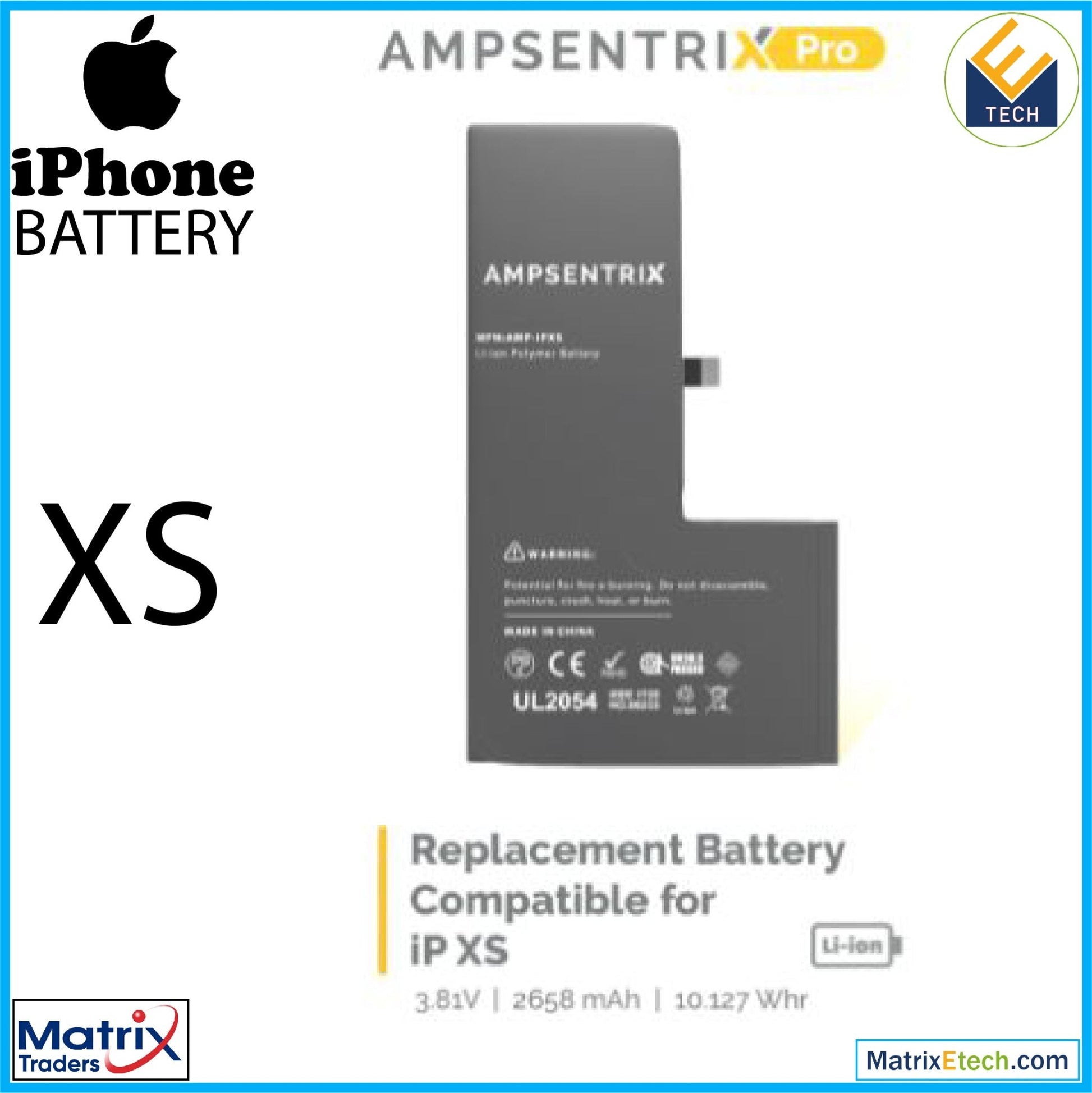 iPhone XS Replacement Battery - Matrix Traders