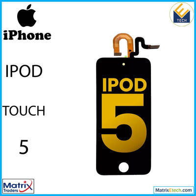 iPod Touch 5 LCD Assembly (Premium) (Black) - Matrix Traders