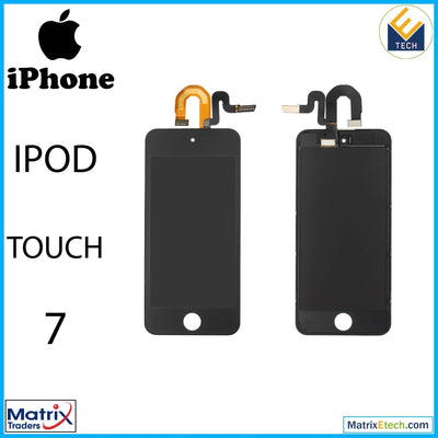 iPod Touch 7 LCD Assembly (Premium) (Black) - Matrix Traders