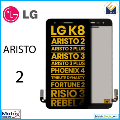 LG Aristo 2 LCD Assembly Without Frame (Refurbished) (Black) - Matrix Traders