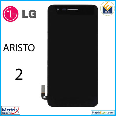 LG Aristo 2 LCD Assembly Without Frame (Refurbished) (Black) - Matrix Traders