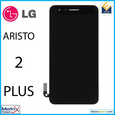 LG Aristo 2 Plus LCD Assembly Without Frame (Refurbished) (Black) - Matrix Traders