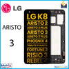 LG Aristo 3 LCD Assembly With Frame (Refurbished) (Black) - Matrix Traders