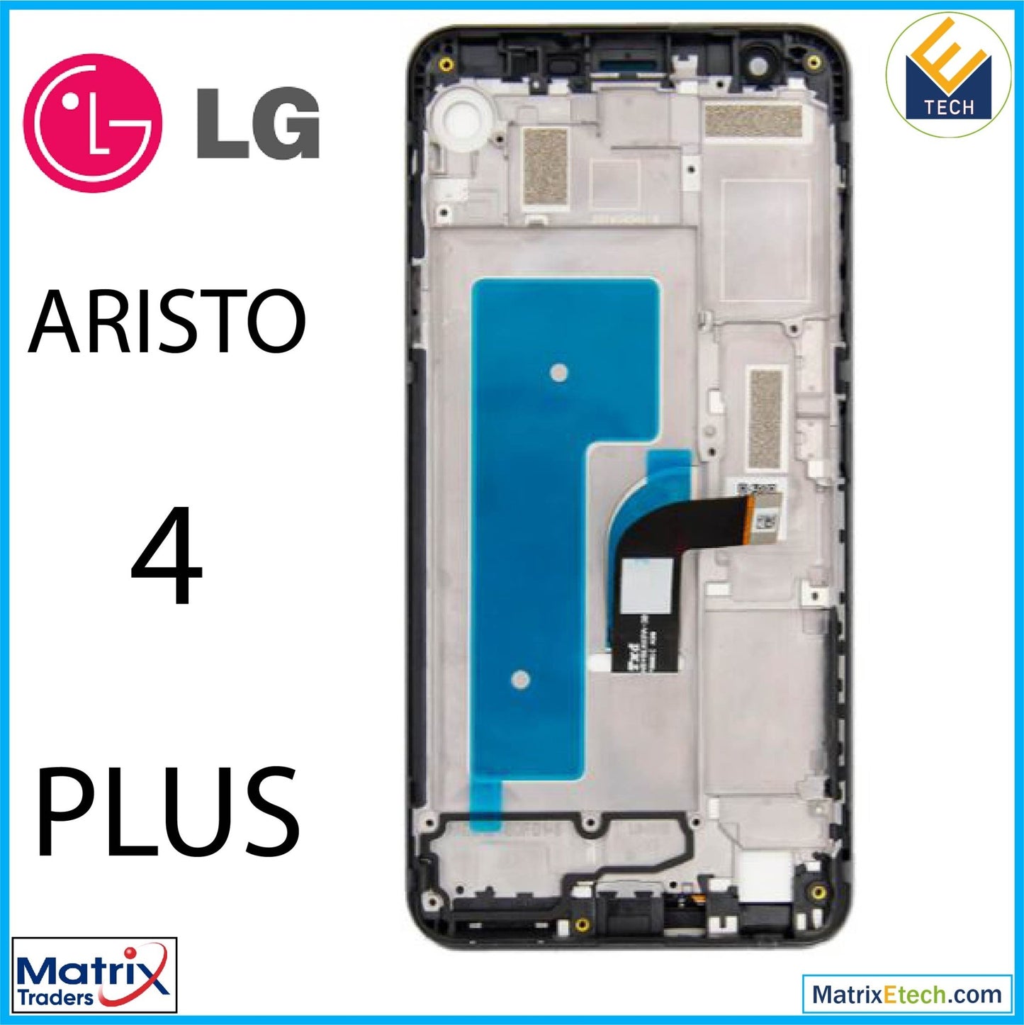 LG Aristo 4 Plus LCD Assembly With Frame (Refurbished) (All Colors) - Matrix Traders