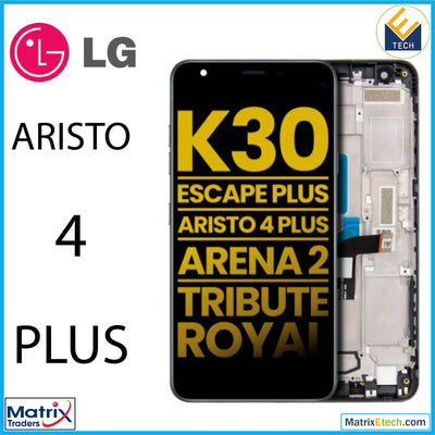 LG Aristo 4 Plus LCD Assembly With Frame (Refurbished) (All Colors) - Matrix Traders