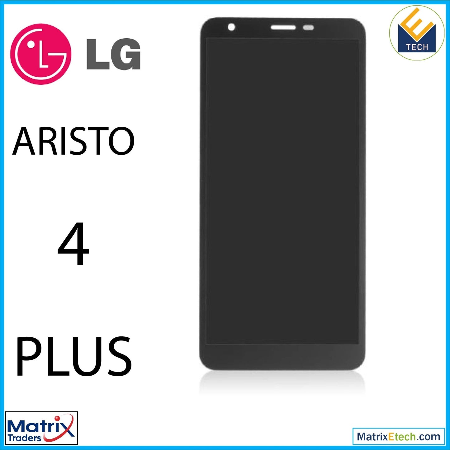 LG Aristo 4 Plus LCD Assembly Without Frame (Refurbished) (All Colors) - Matrix Traders