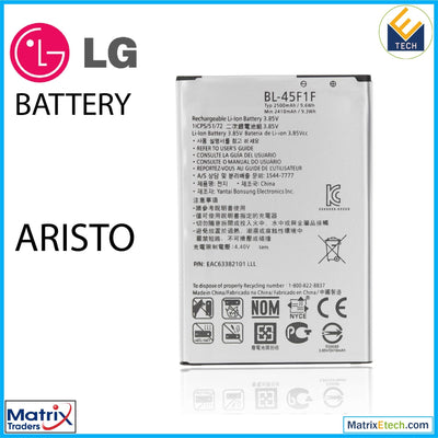 LG Aristo Replacement Battery (BL - 45F1F) - Matrix Traders