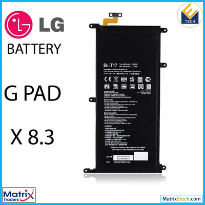 LG G Pad X 8.3 Replacement Battery (BL - T17) (Normal) - Matrix Traders