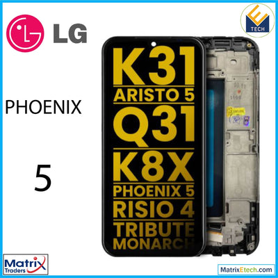 LG Phoenix 5 LCD Assembly With Frame (Refurbished) - Matrix Traders