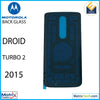 Motorola Droid Turbo 2 (XT1585 - 2015) Back cover Glass (Black) - Matrix Traders