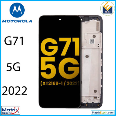 Motorola Moto G71 5G (XT2169 2022) OLED Assembly With Frame (Refurbished) - Matrix Traders